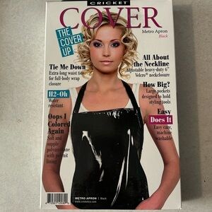 Cricket Cover Salon Apron Black New In Box